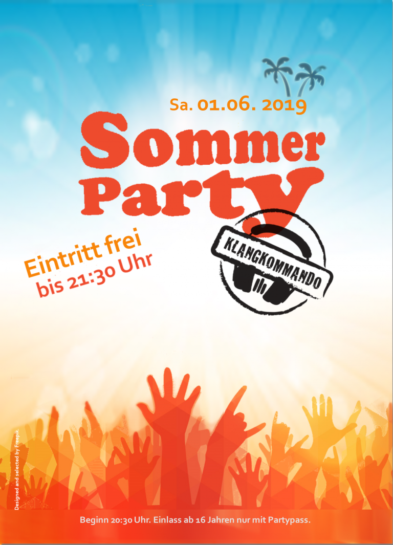 Sommer Party 2019 Flyer